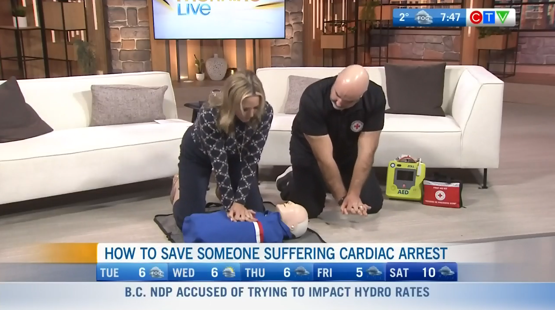 CTV News How to Save a Person in Cardiac Arrest