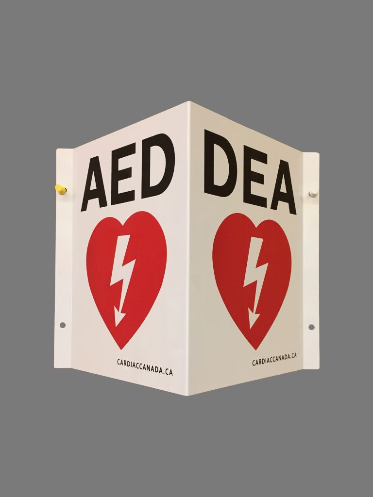 AED 3 Dimensional Wall Sign image