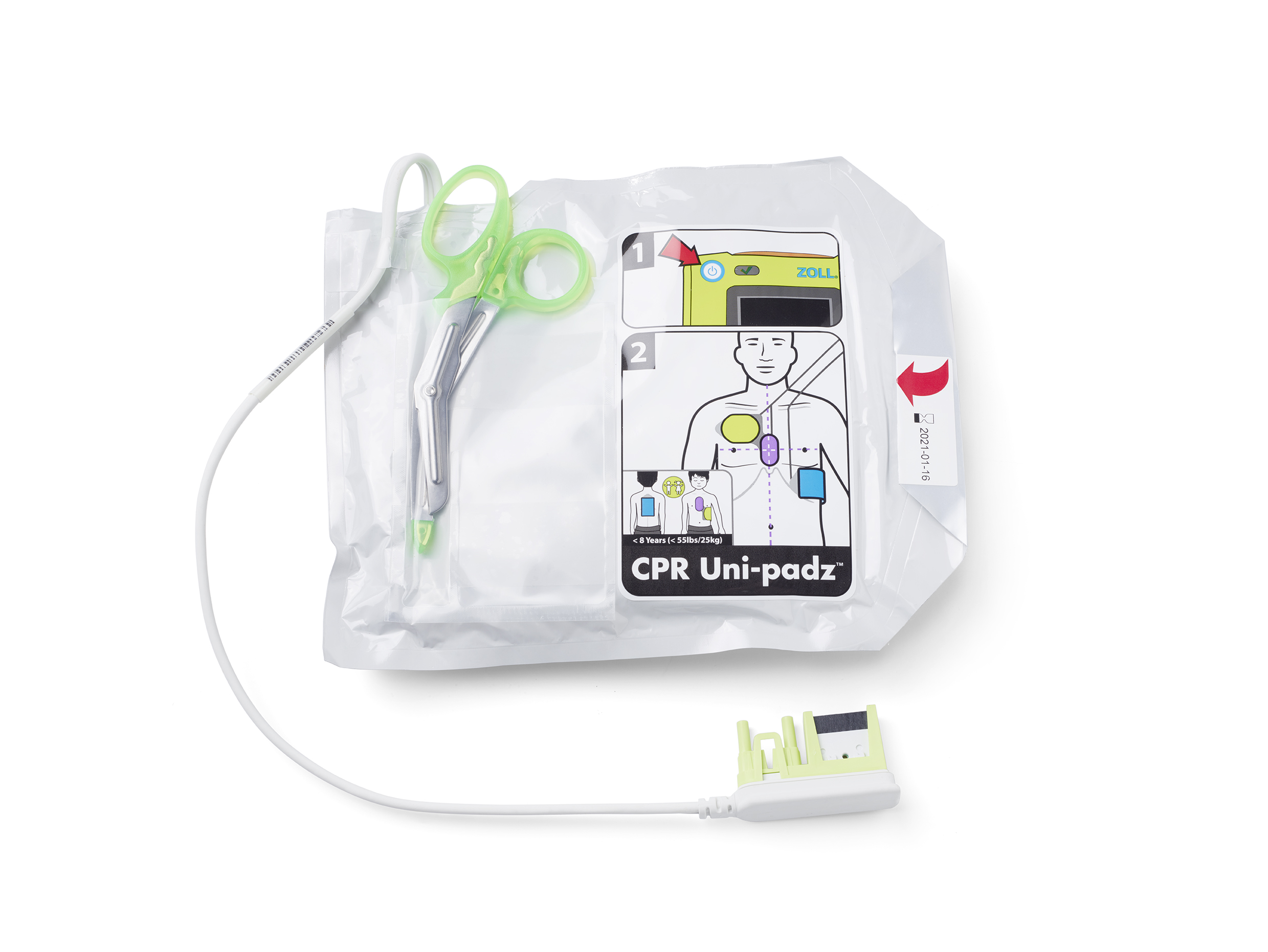 CPR Uni-padz Adult/Pediatric Electrodes
