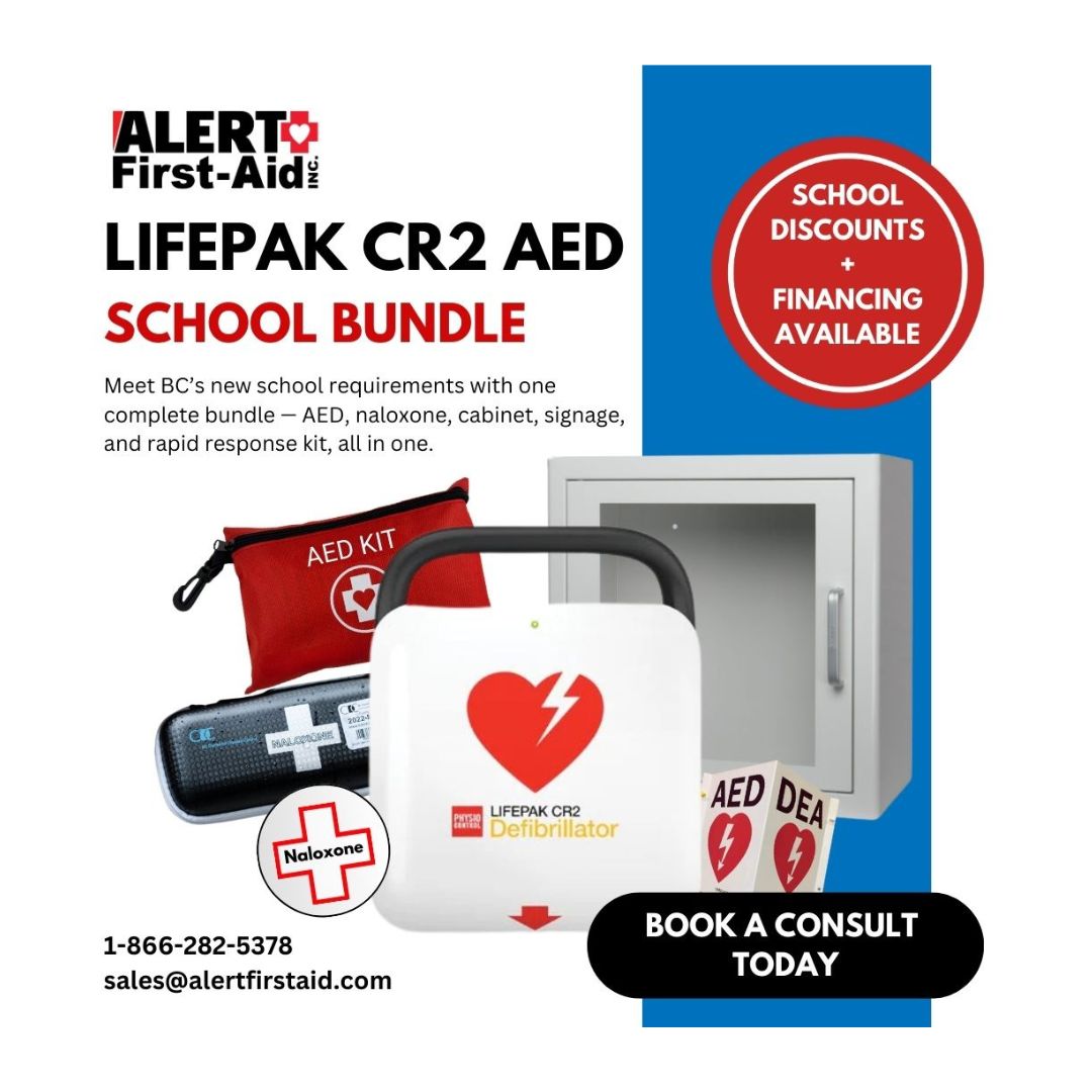 LifePak CR2 AED - School Bundle