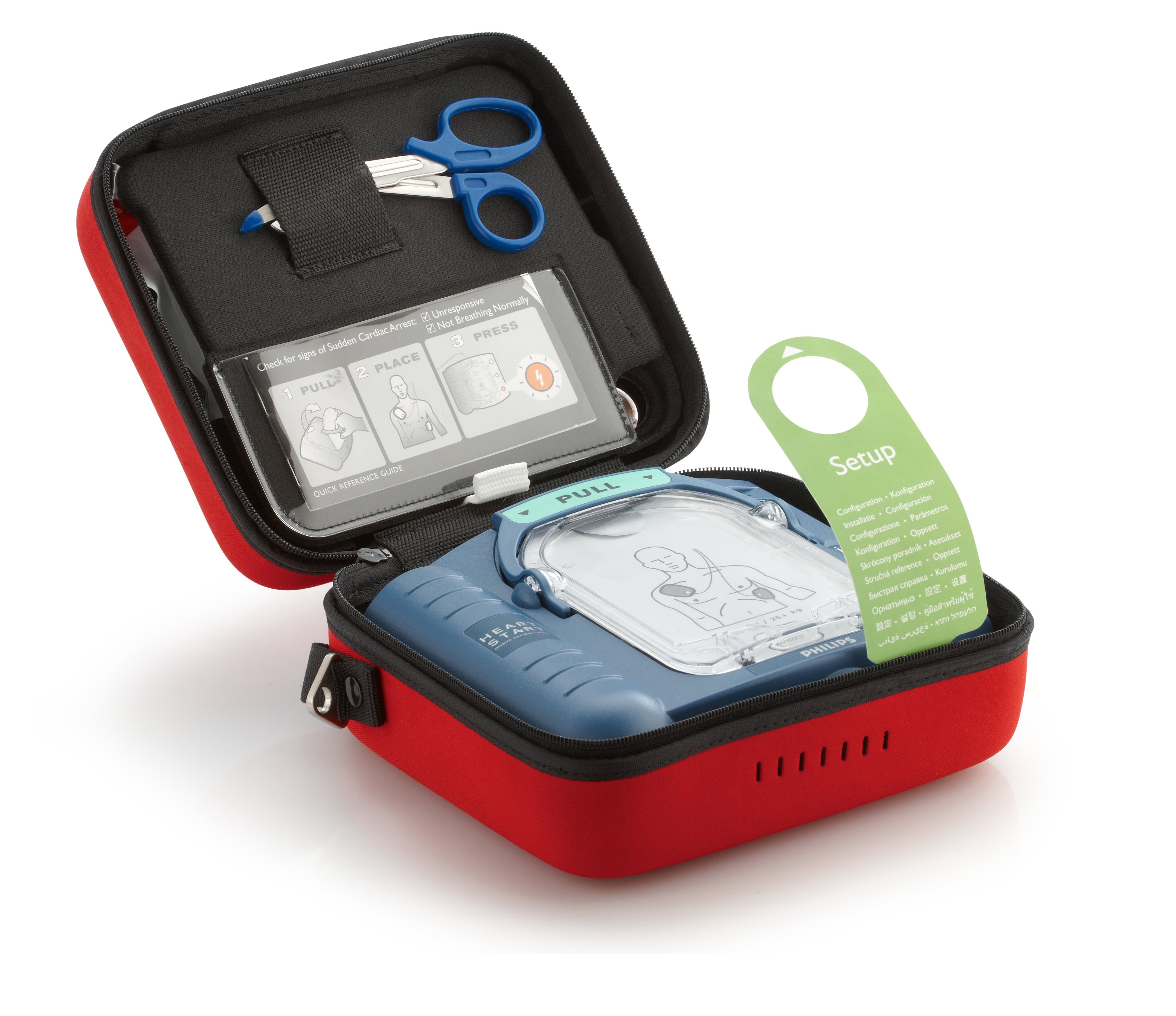 Onsite AED with Ready Pack in Cabinet image
