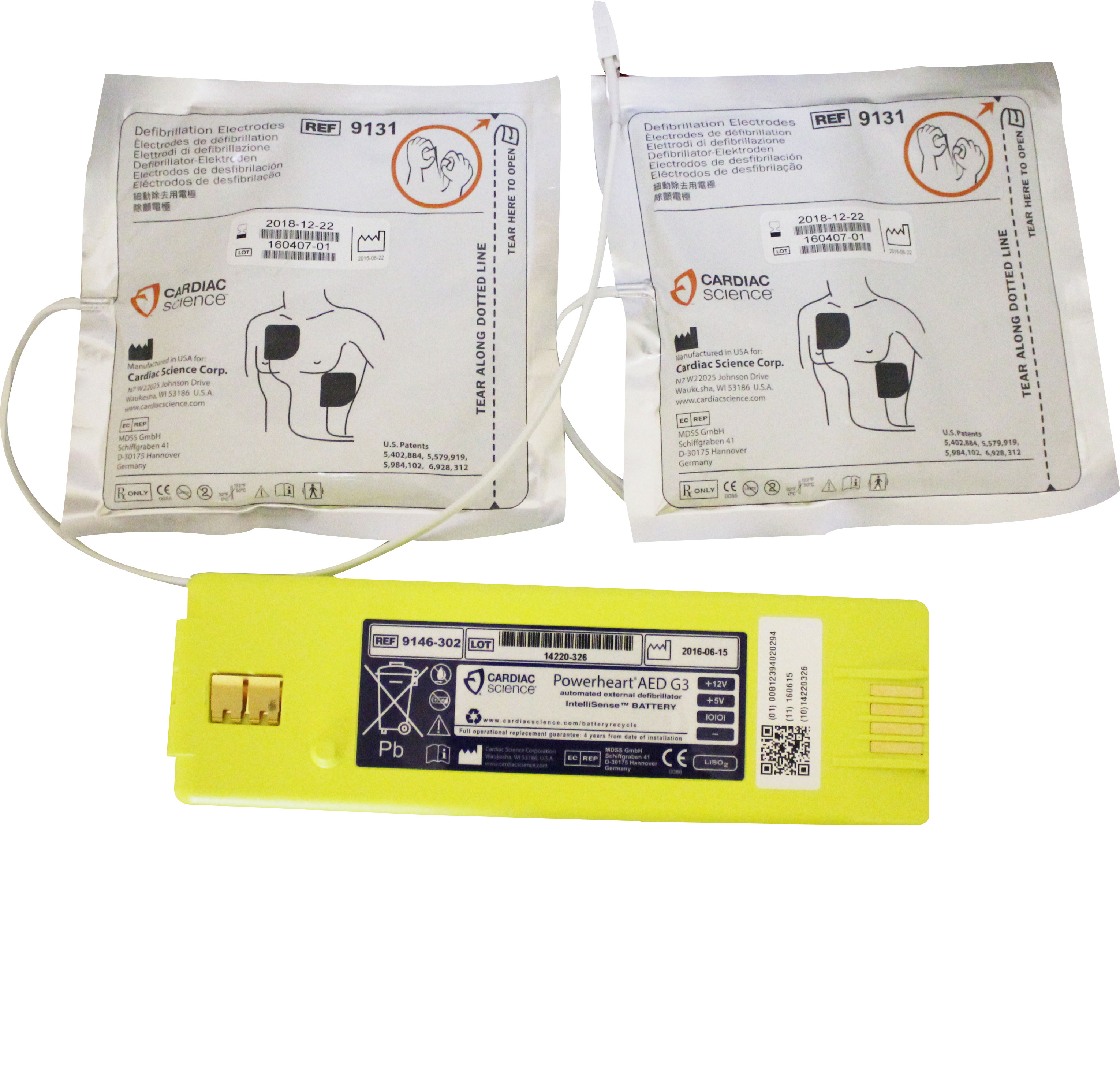 G3 Defibrillation Refill Pad Pack with Battery image