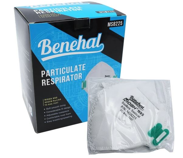 N95 Mask Benehal Particulate Respirator- Box of 20