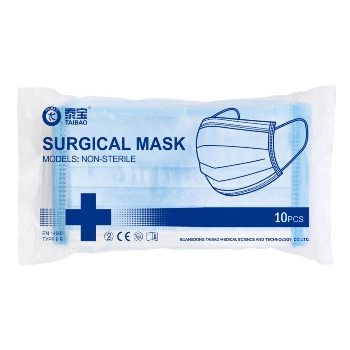 Taibao Surgical Mask - Level 3 (Bag of 100) image