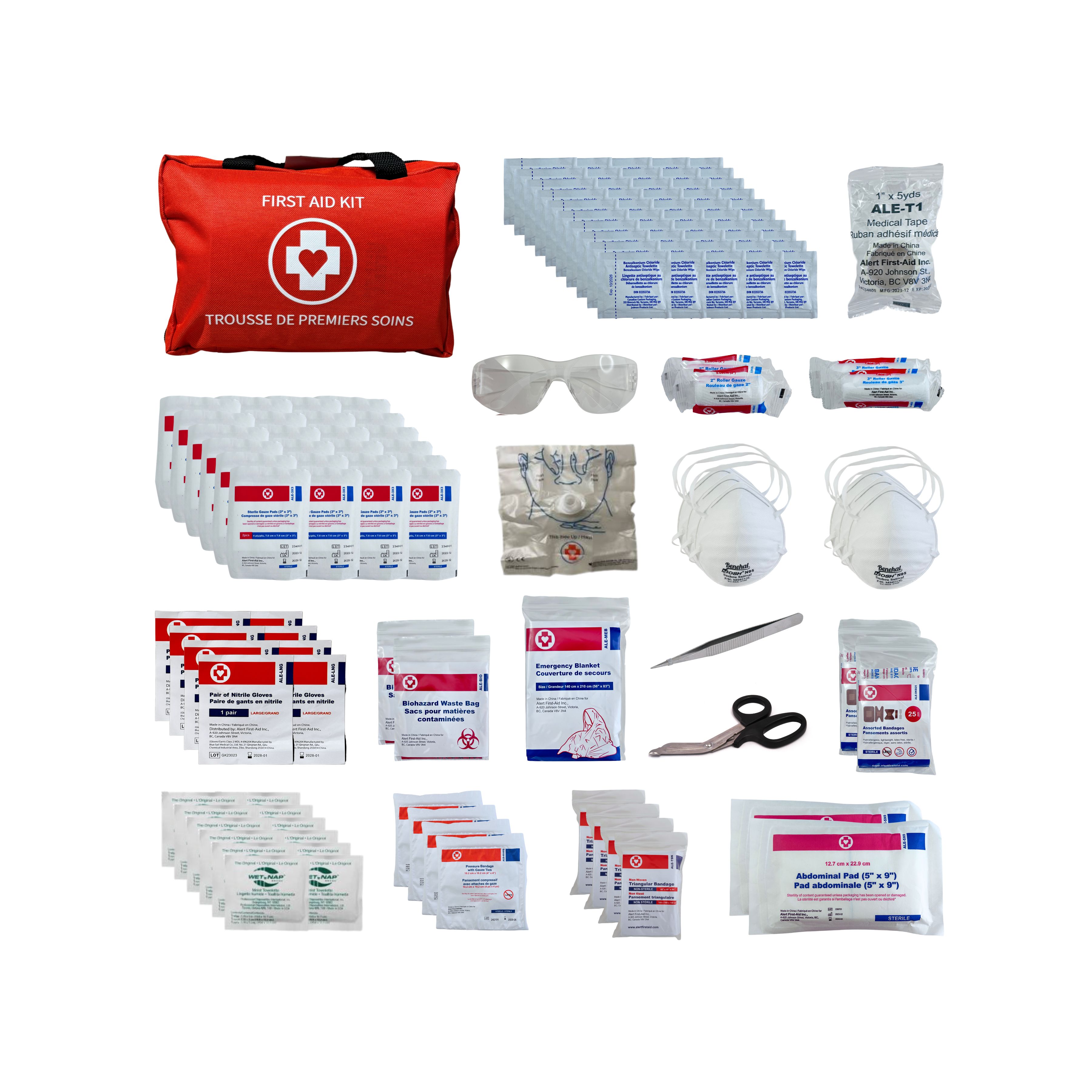 Basic First Aid Kit - (WorkSafeBC 2024)