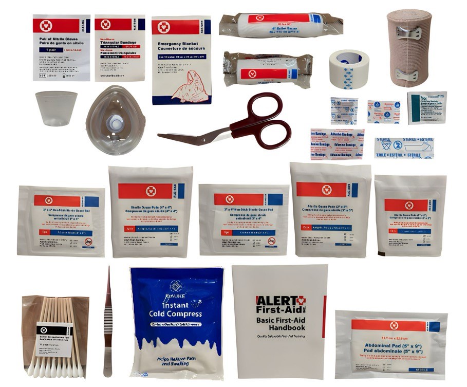 Johnson & Johnson Safe Travels Portable Emergency First Aid Kit