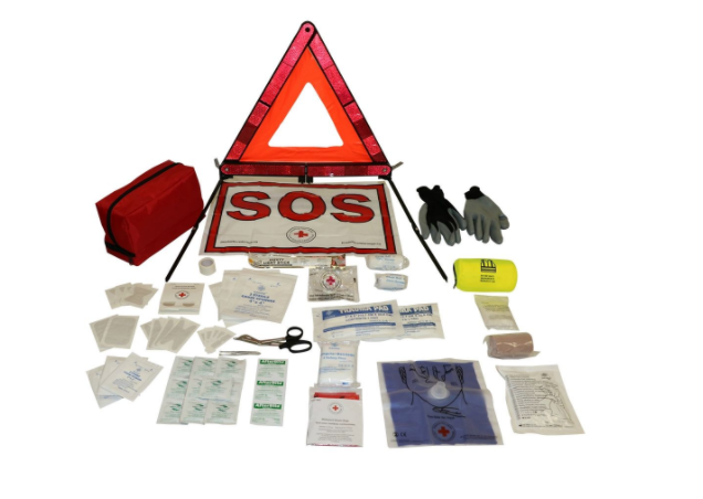 CANADIAN RED CROSS ROADSIDE FIRST AID KIT AND SAFE image