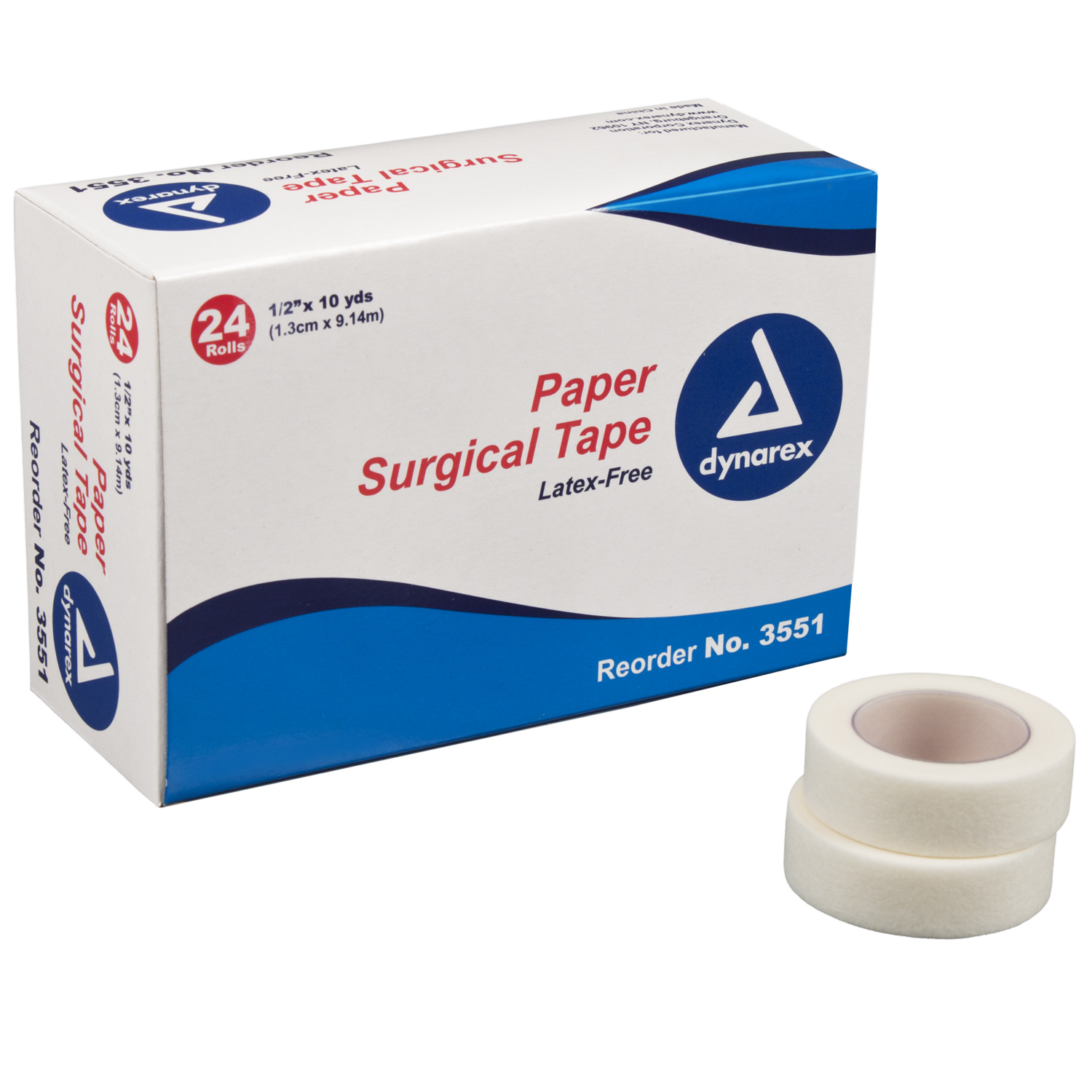 0.5 Inch Paper Surgical Tape: Box of 24