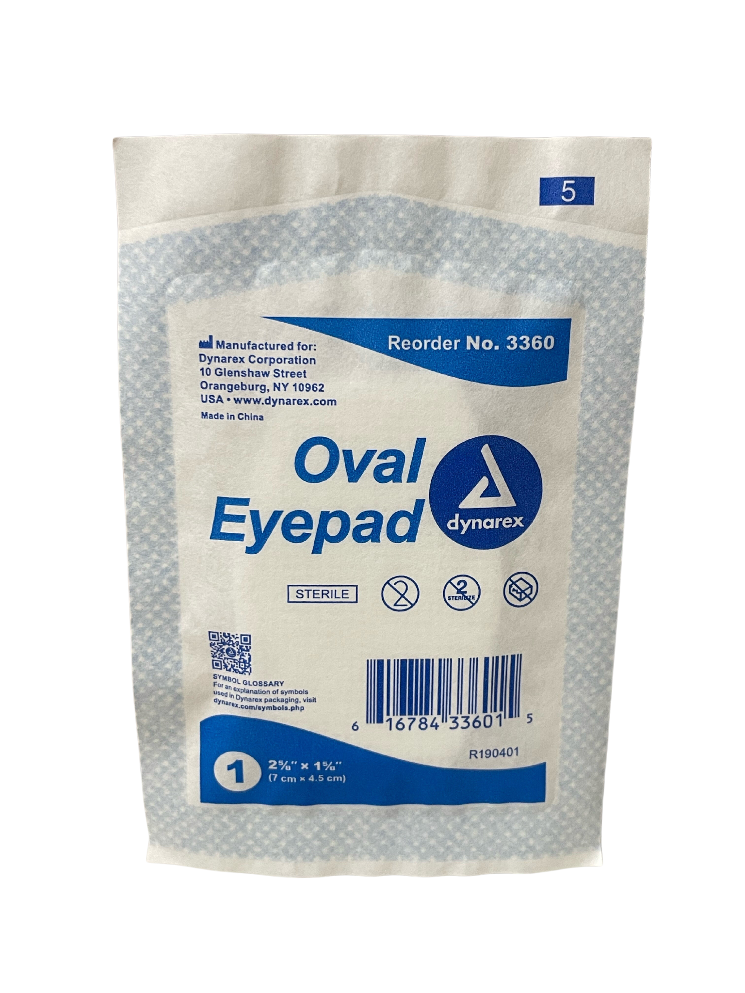 Oval Eye Pad, Sterile (Single Pad) image