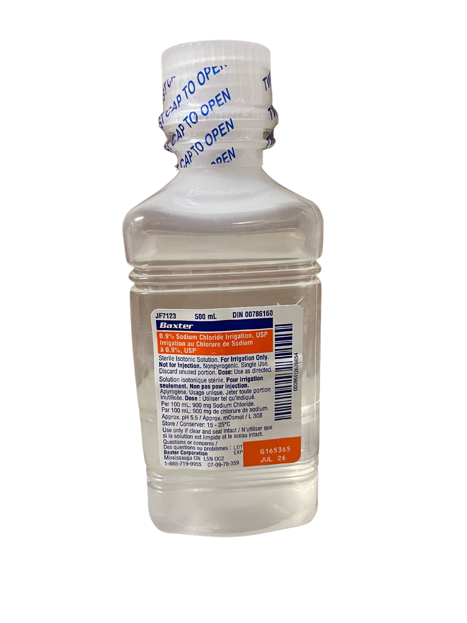 500 ml Saline Solution image