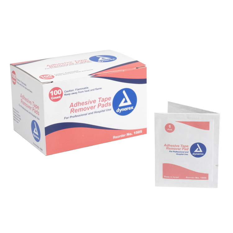 Adhesive Tape Remover Pads: Box of 100 image
