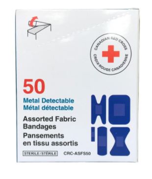 Assorted Blue Food Prep Cloth Bandages (Bag of 50)