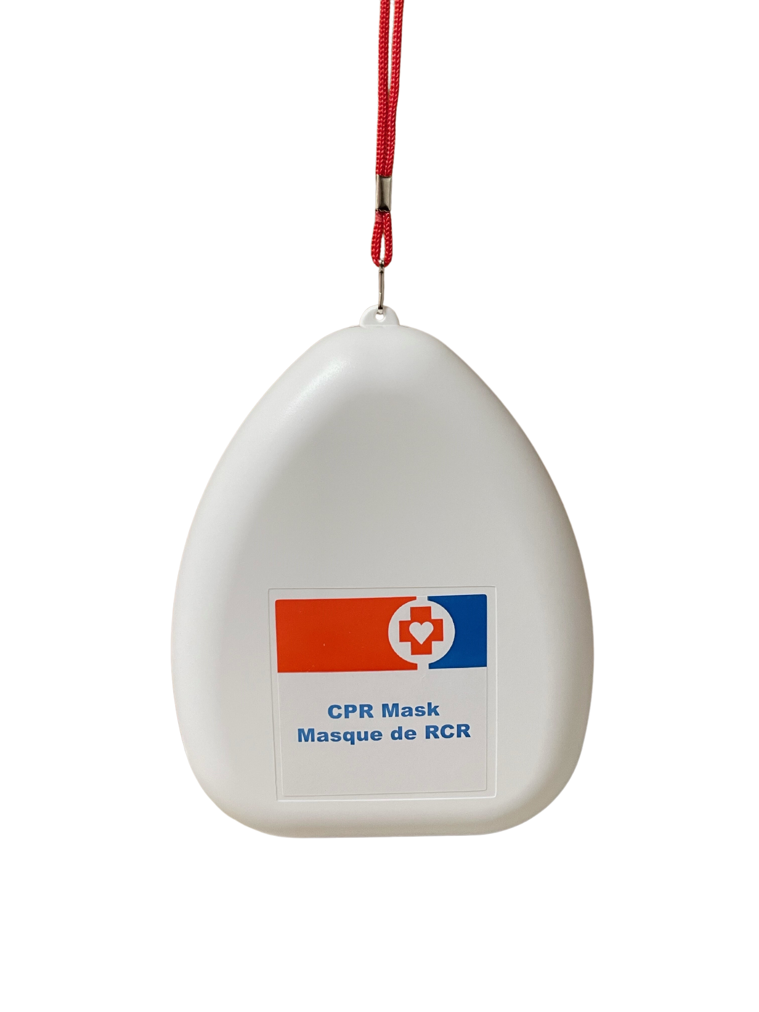 CPR Pocket Mask with O2 Inlet in Clamshell Case