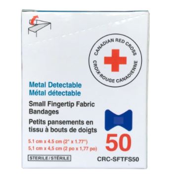 Blue Food Prep Fingertip Bandage (Box of 50)