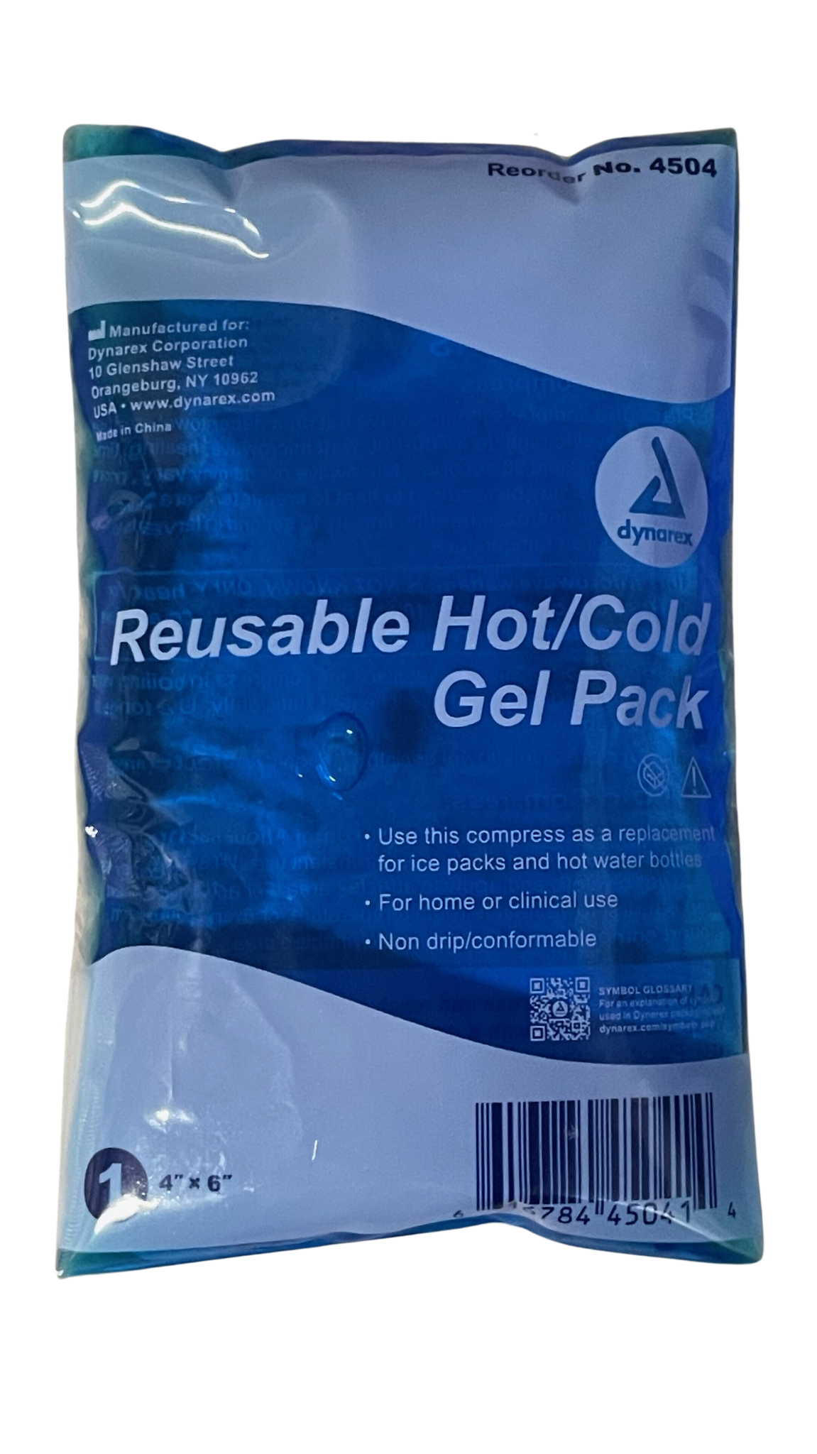 Reusable Hot/Cold Gel Pack, 4''x6''