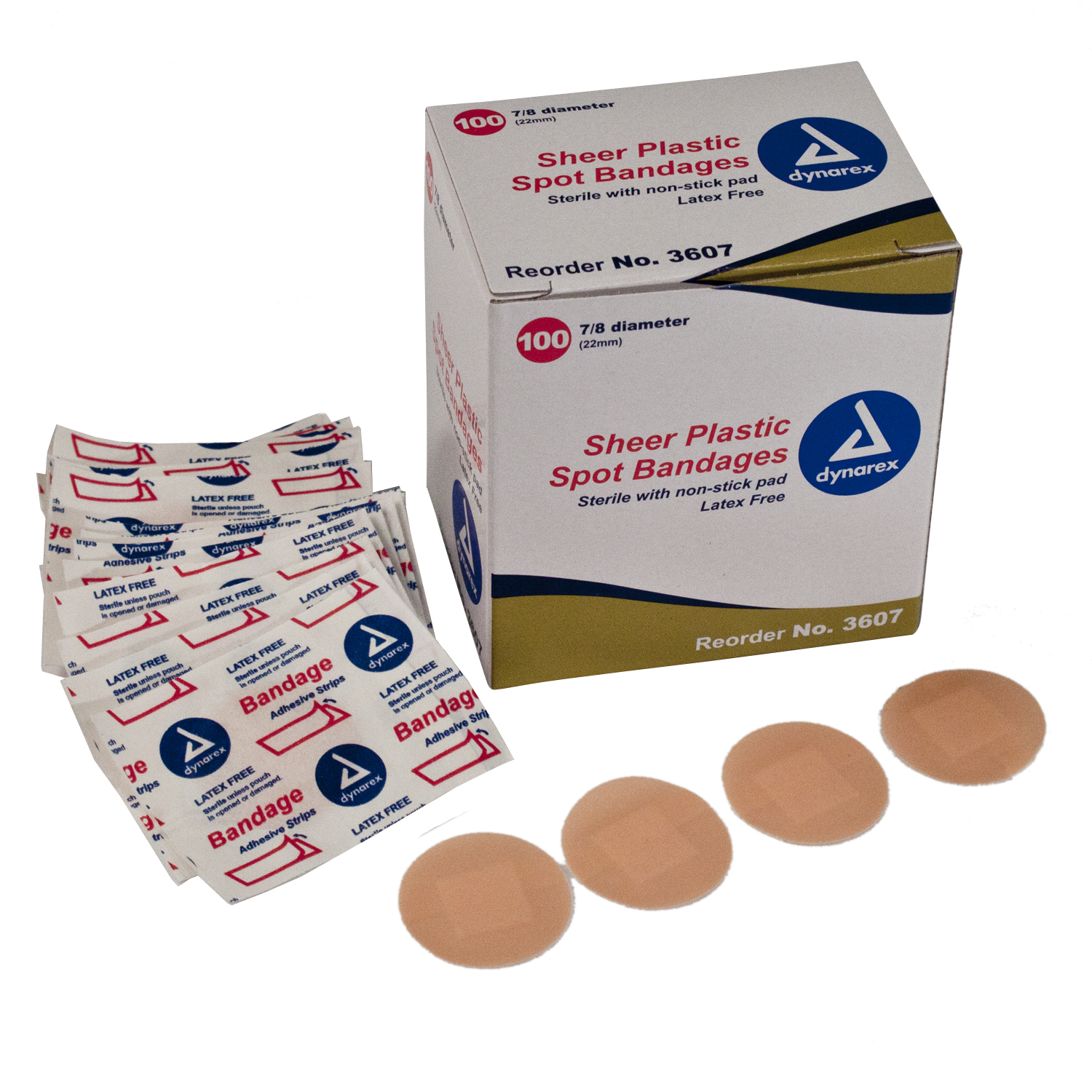 Sheer Plastic Spot Bandages (Box of 100) image