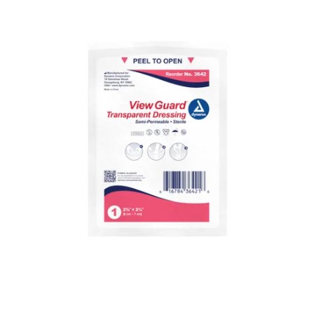 View Guard Sterile Transparent Dressing 2 3/8" x 2