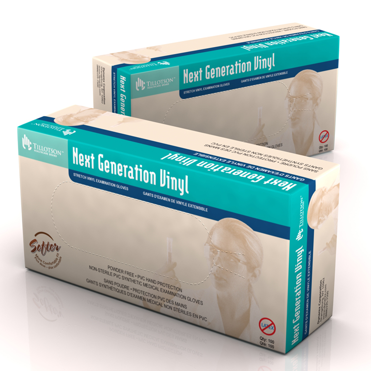 Vinyl Exam Gloves: Case of 10 Boxes image