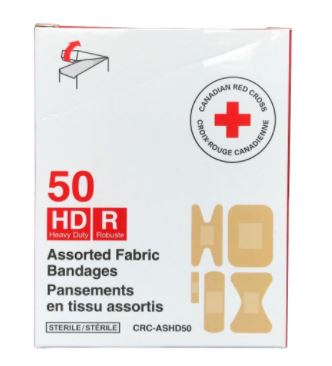 Assorted Cloth Bandages (Bag of 50) image