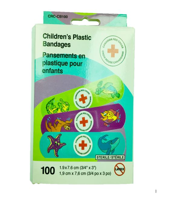 Children's Plastic Bandages (Box of 100) image