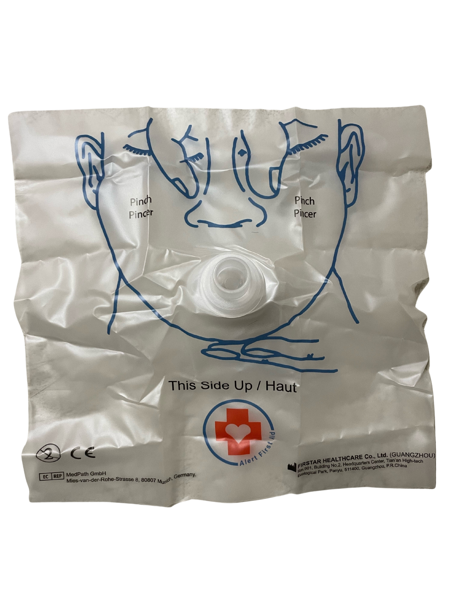 Alert First Aid CPR Keychain - Black image