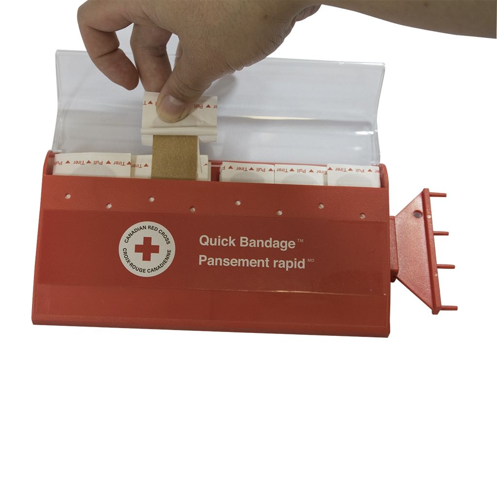 First Aid Supplies Redcross Quick Bandage Dispenser
