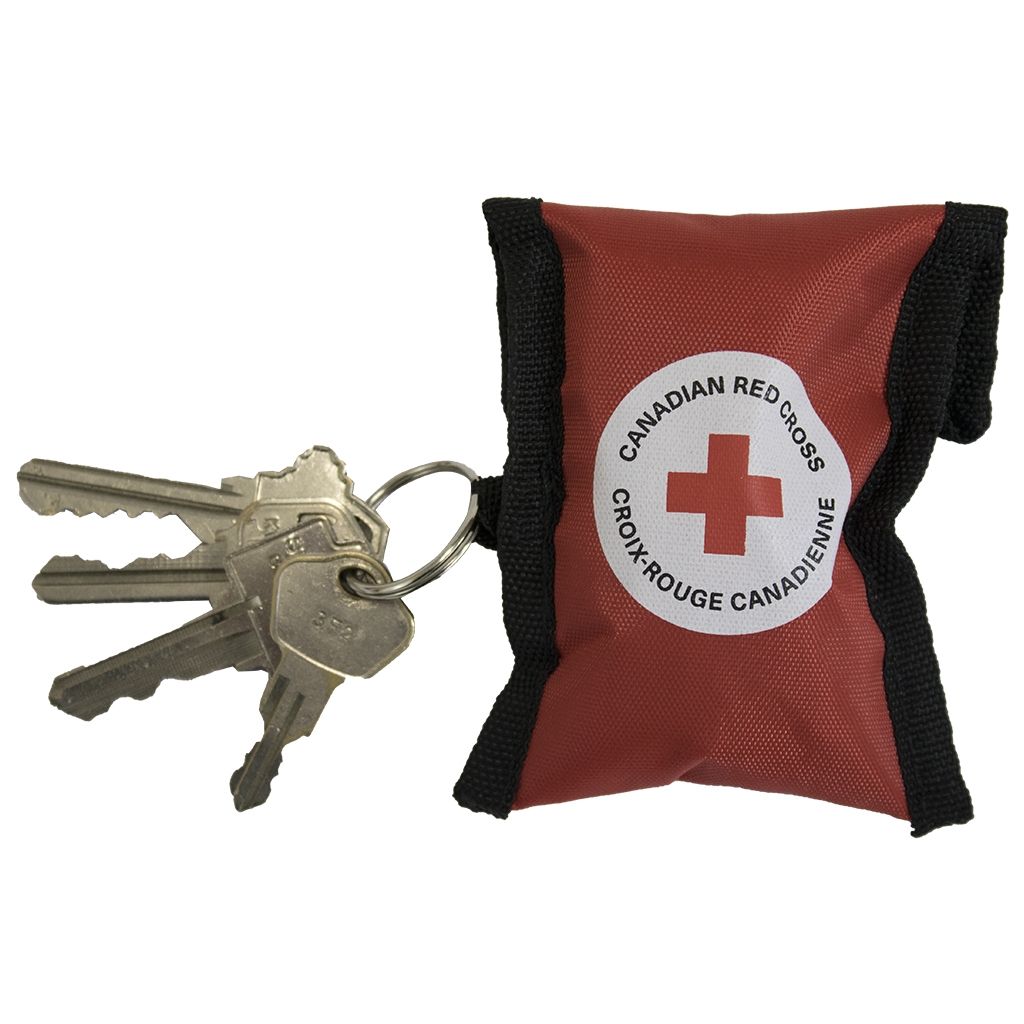 Canadian Red Cross CPR Keychain - Red image